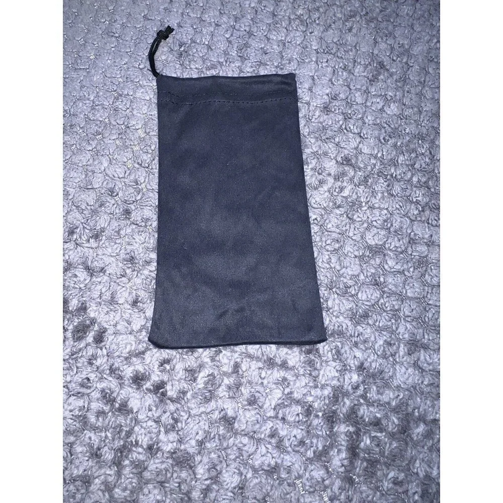 RAG & BONE New York Black Leather Glasses Case Pouch Button Case W/Dust Bag